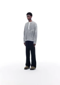 New MESH HENLEY T-Shirts