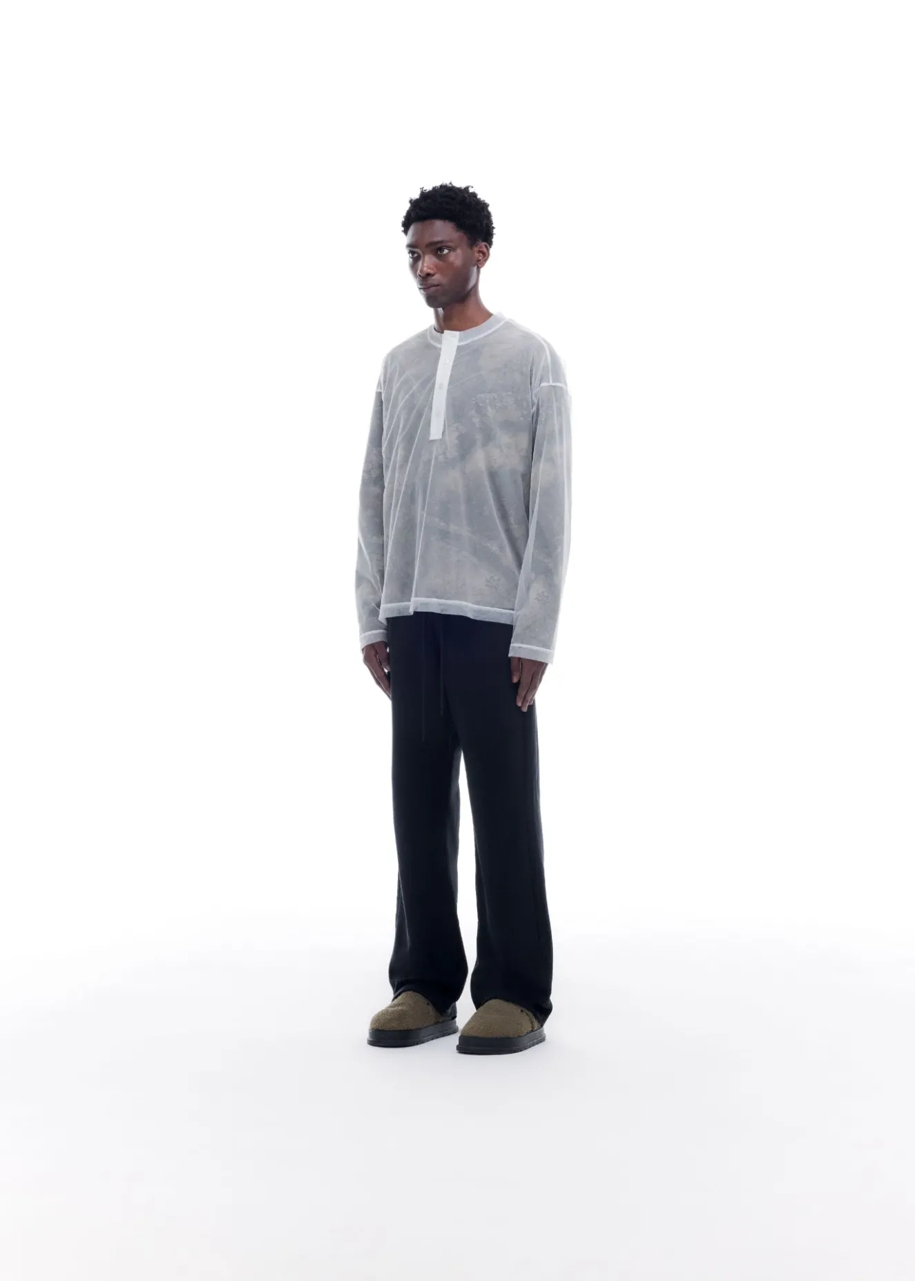 New MESH HENLEY T-Shirts