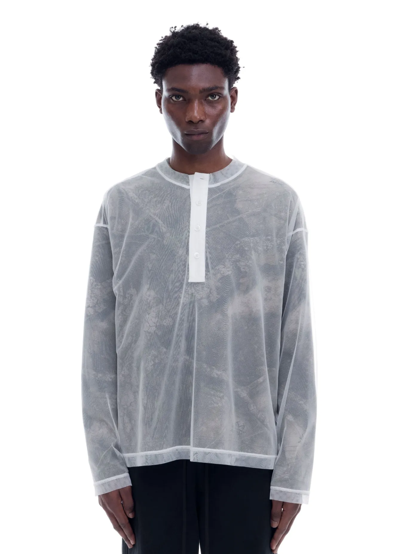 New MESH HENLEY T-Shirts