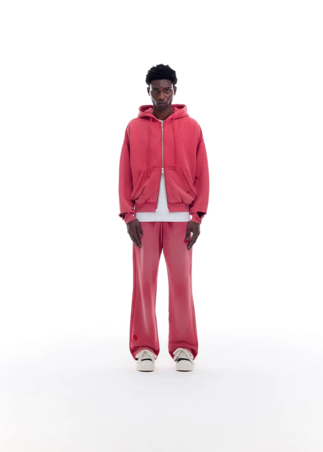 Clearance SUN FADE POCKET ZIPPED HOODIE Hoodies