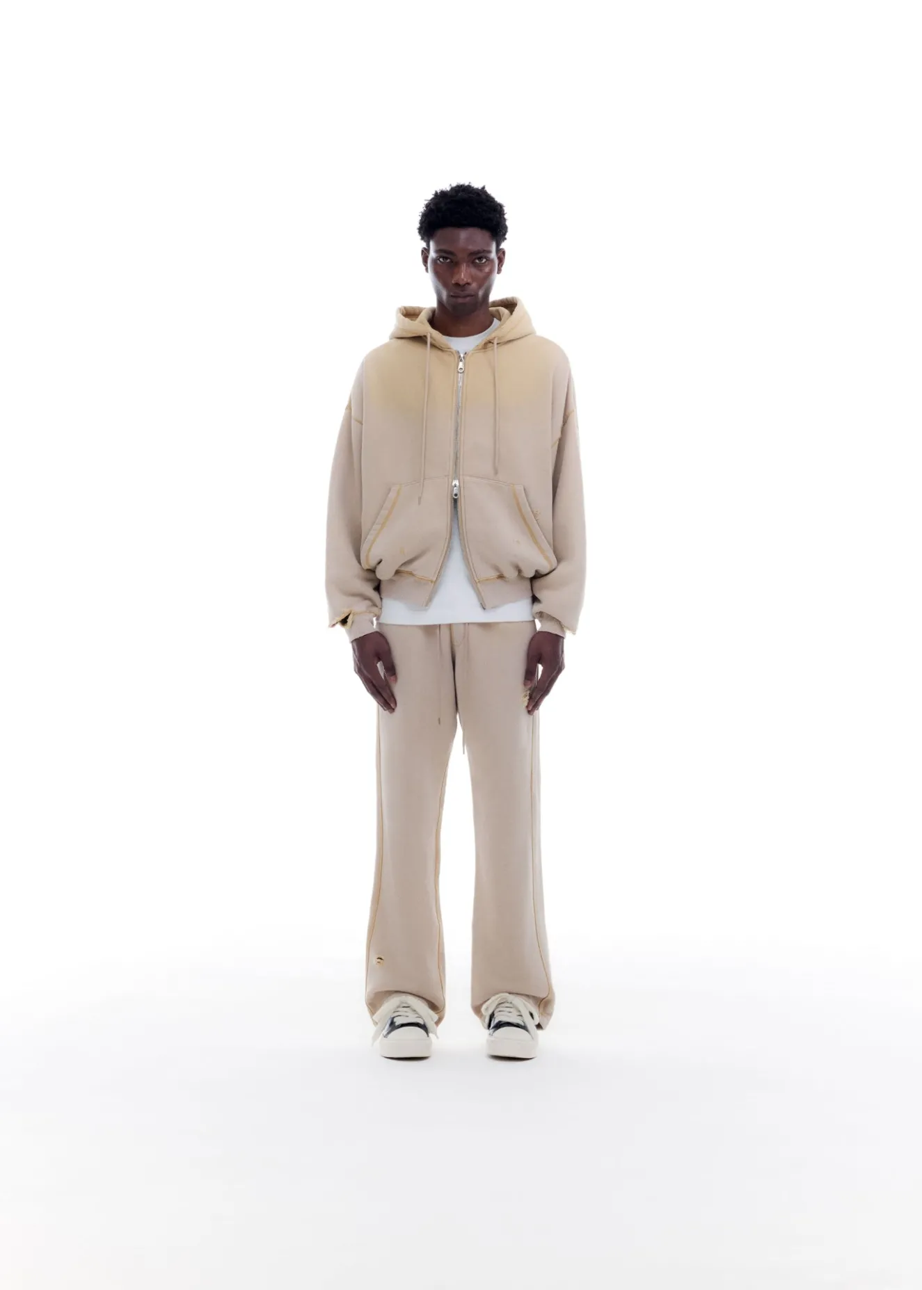 Clearance SUN FADE POCKET ZIPPED HOODIE Hoodies