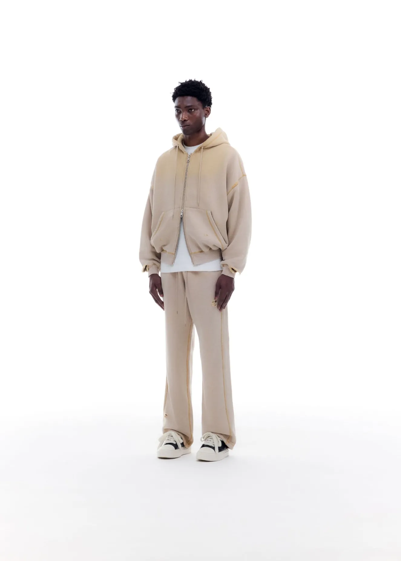Clearance SUN FADE POCKET ZIPPED HOODIE Hoodies