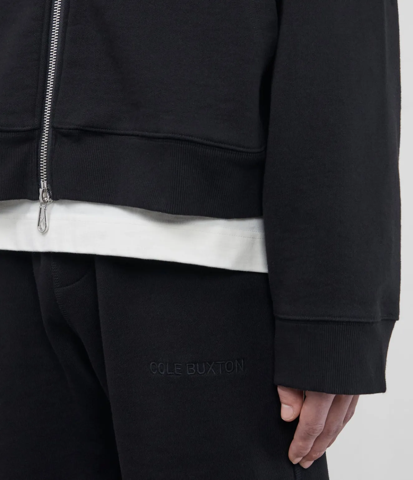 Online WARM UP CROPPED ZIPPED HOODIE Hoodies